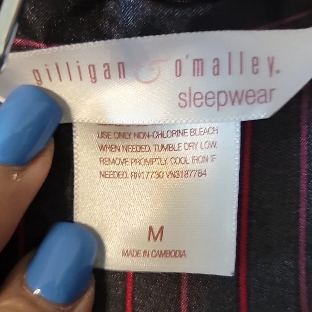 Striped Purple Pajama Set - Picture 3 of 6
